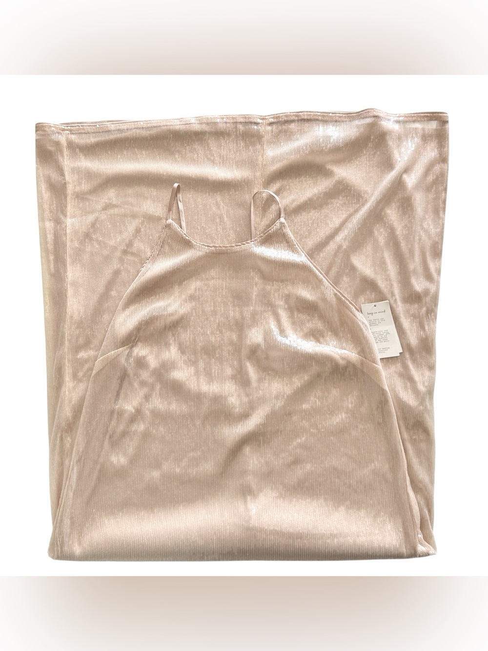 A New Day Tan Sequin Midi A-Line Dress, Size XL - NWT - Picture 6 of 10